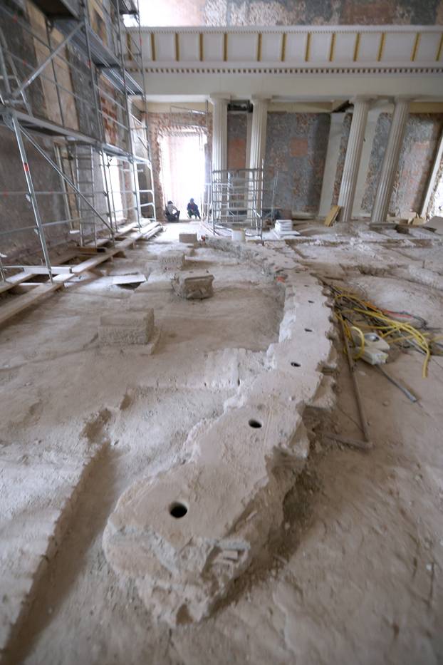 Zagreb: Gordan Jandroković obišao zgradu Hrvatskog sabora koja se obnavlja