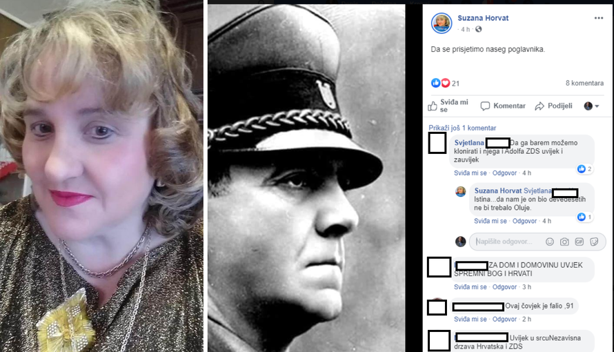 HDZ-ovka na Fejsu objavila sliku Ante Pavelića: 'Da se prisjetimo našeg poglavnika'