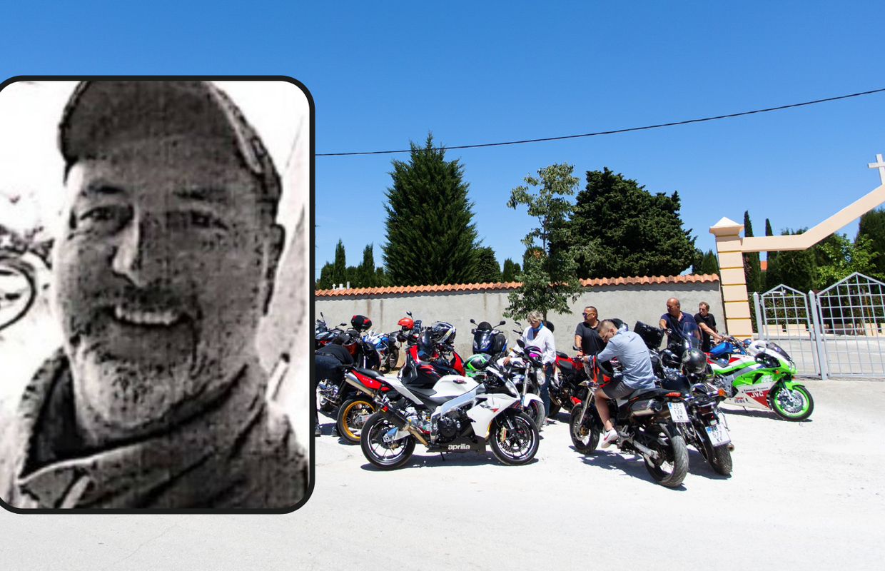 Motoristi ispratili prijatelja koji je poginuo na motoru u Murvici