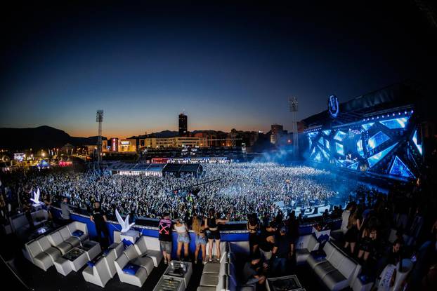 Split: Vatromet druge večeri Ultra Europe Festivala