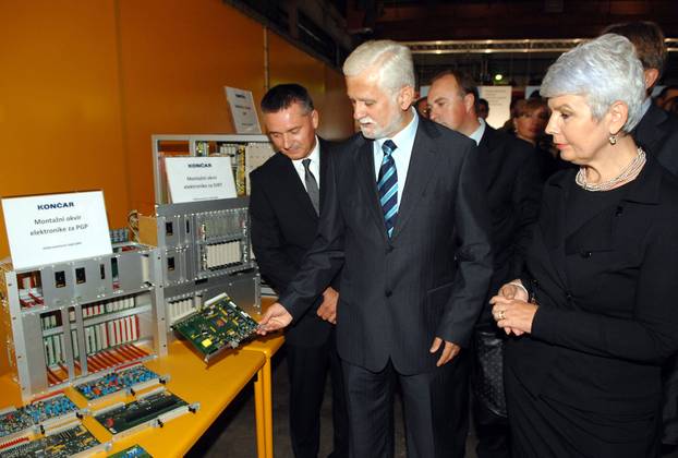 Zagreb: Prezentacija niskopodnog elektromotornog vlaka u tvornici Kon?ar