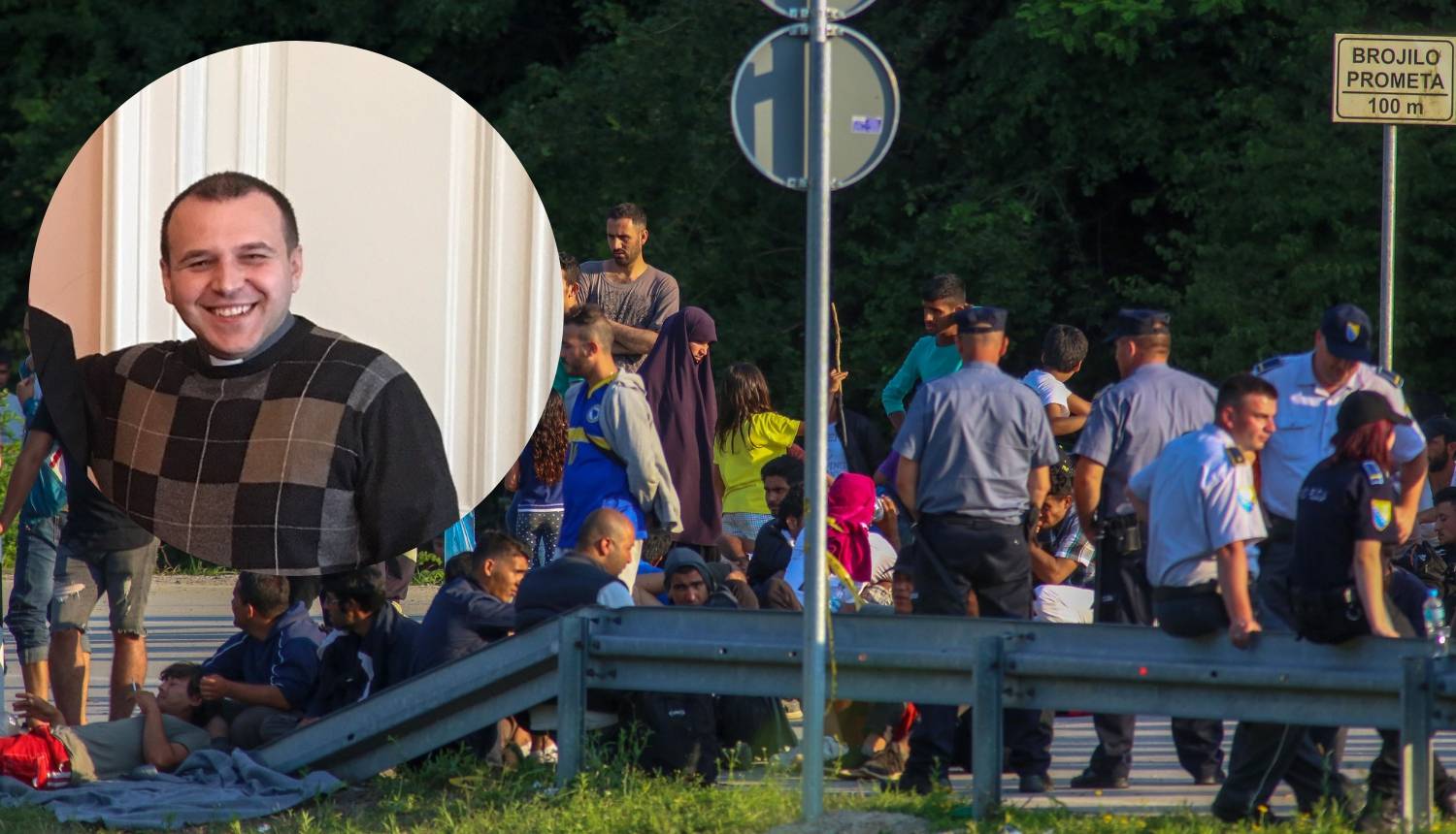 Hrvatski svećenik: 'Ne dajte migrantima ni hrane ni vode'
