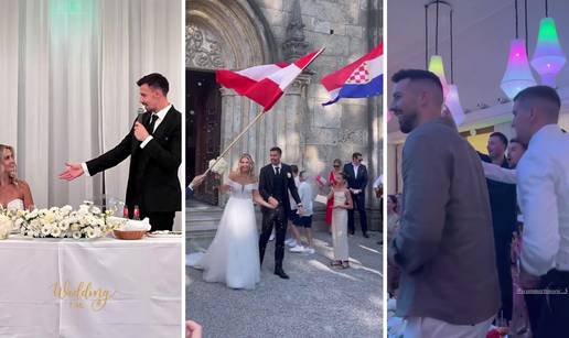 FOTO/VIDEO Kapetan hrvatskih rukometaša priredio svadbu za pamćenje. Suigrači u elementu