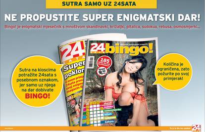 U četvrtak darujemo najbolji enigmatski časopis Bingo!