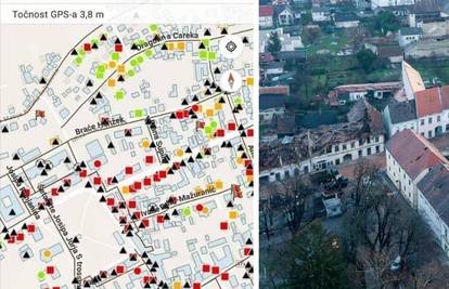 Strašna karta statičara: Crveni trokutići su zgrade za rušenje...