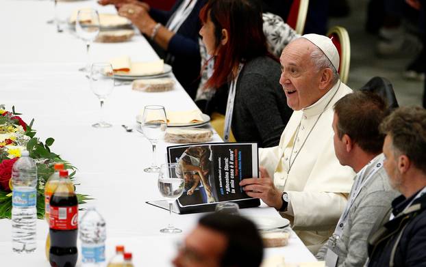 Pope Francis celebrates a Mass marking the Roman Catholic Church