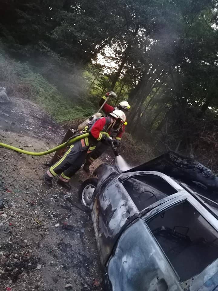 Bizarna akcija vatrogasaca kod Ludbrega: Zapalio automobile kako bi iz njih istjerao žohare