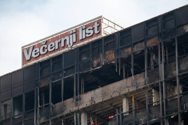 Zagreb: Nastavljeni radovi rušenja Vjesnika u Zagrebu