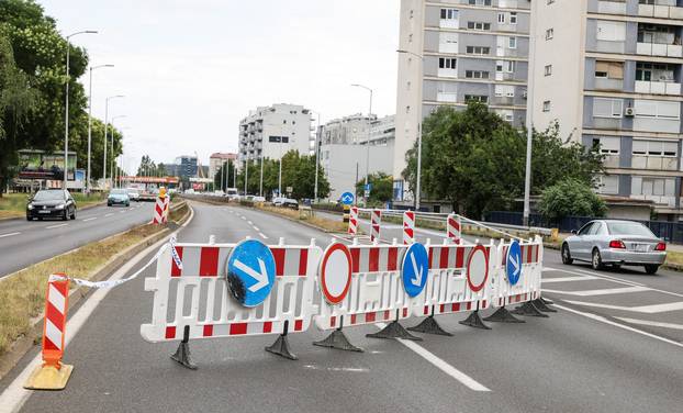 Zagreb: Ponovno zatvoren podvožnjak Slavonske i Zagrebačke avenije kod Vjesnika