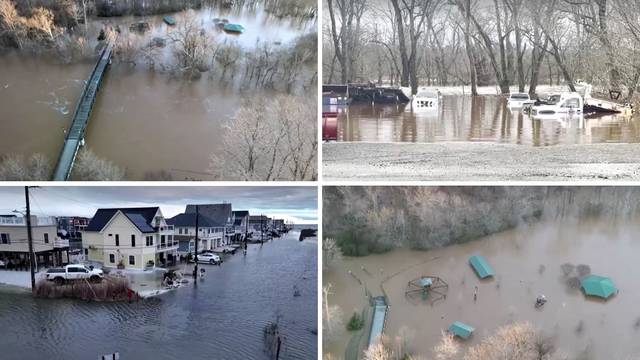 VIDEO Najmanje petero mrtvih  u olujama u SAD-u:  Poplave, snijeg i tornada izazvali su kaos