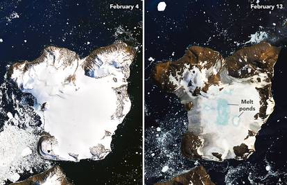 S otoka na Antarktici u devet dana nestala čak petina leda