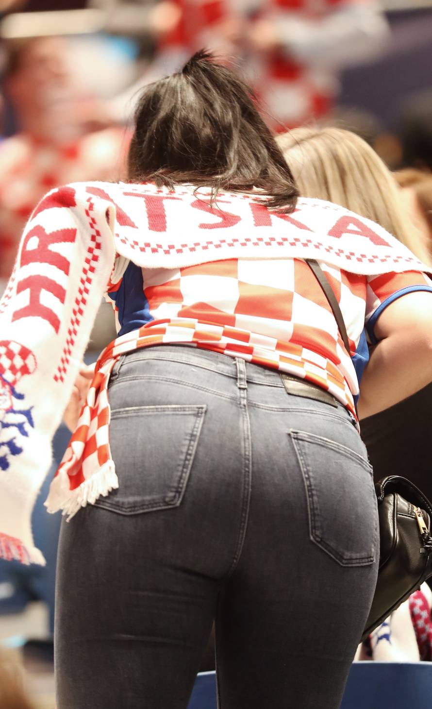 Graz: Atmosfera u dvorani uoči utakmice Hrvatska - Srbija