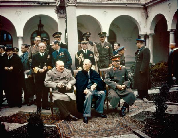 Konferenz v. Jalta / Stalin, Roose, Churchill