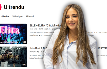 Ovu pjesmu Hrvati trenutačno najviše slušaju na YouTubeu