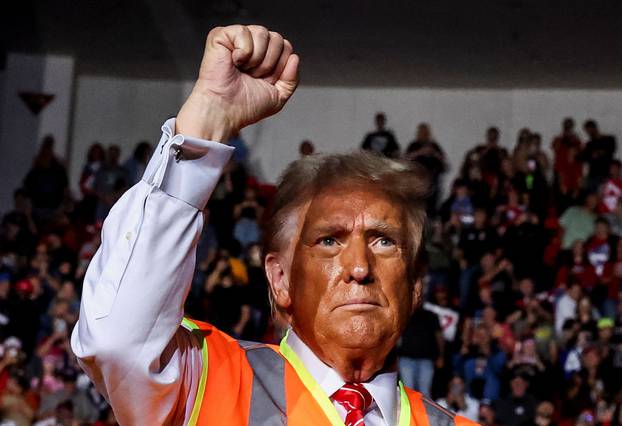 Republican presidential nominee and former U.S. President Trump holds a rally in Green Bay