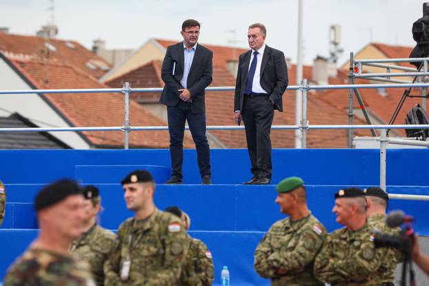 Zagreb: Generalna proba svečanog vojnog mimohoda