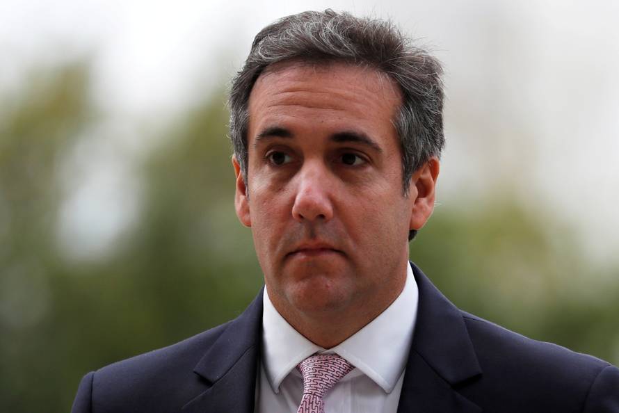 FILE PHOTO:    Cohen arrives to appear before Senate Intelligence Committee staff on Capitol Hill in Washington