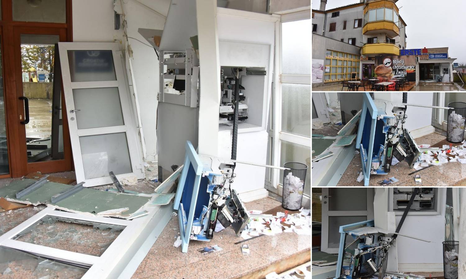 Eksplozija uzdrmala Žminj:  Pokušao je razvaliti bankomat