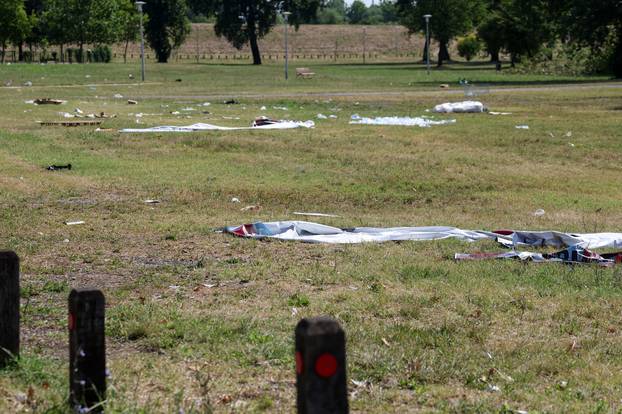 Zagreb: Neočišćen Bundek šest dana nakon koncerta Marka Perkovića Thompsona