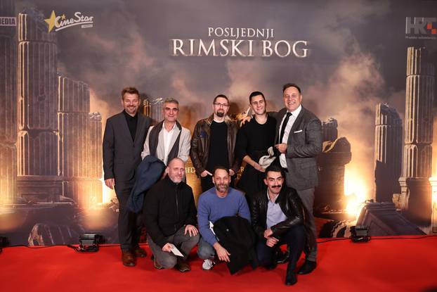Zagreb: Premijera filma "Posljednji rimski bog" Domagoja Burića