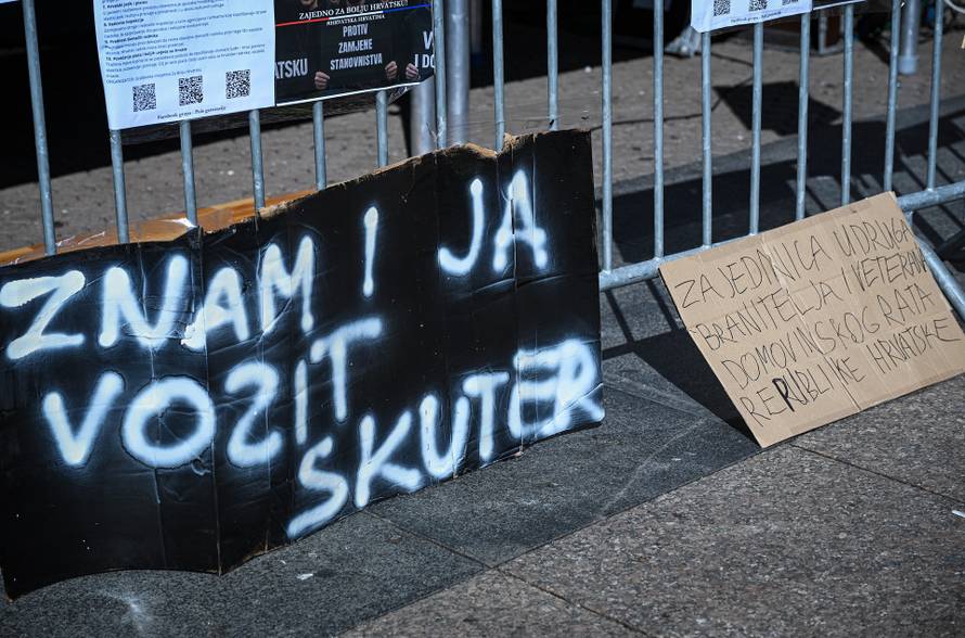 Zagreb: Održan "Prosvjed za spas hrvatske kulture, ne uvozu stranih radnika"