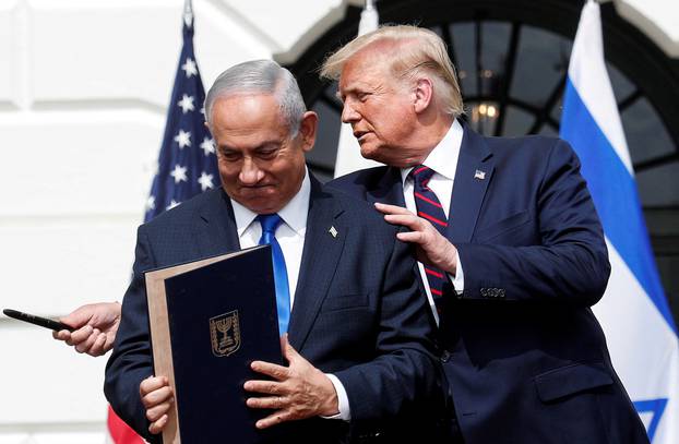 FILE PHOTO: U.S. President Trump hosts leaders for Abraham Accords signing ceremony at the White House in Washington