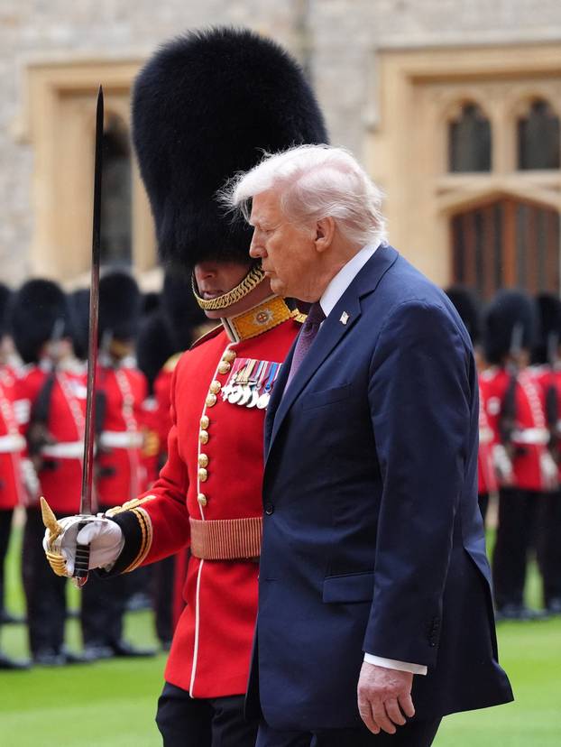 U.S. President Trump makes second state visit to Britain