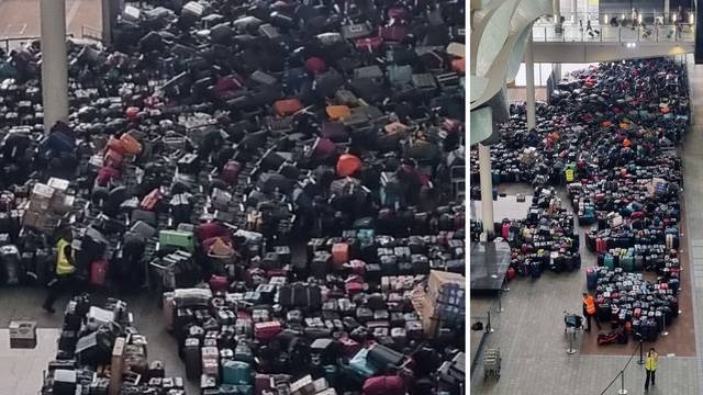 Pa ti nađi svoj kofer:  Ovo je planina prtljage na Heathrowu