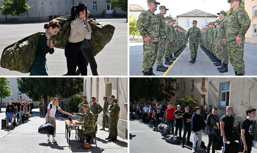 FOTO Pogledajte buduće vojnike i vojnikinje Hrvatske vojske