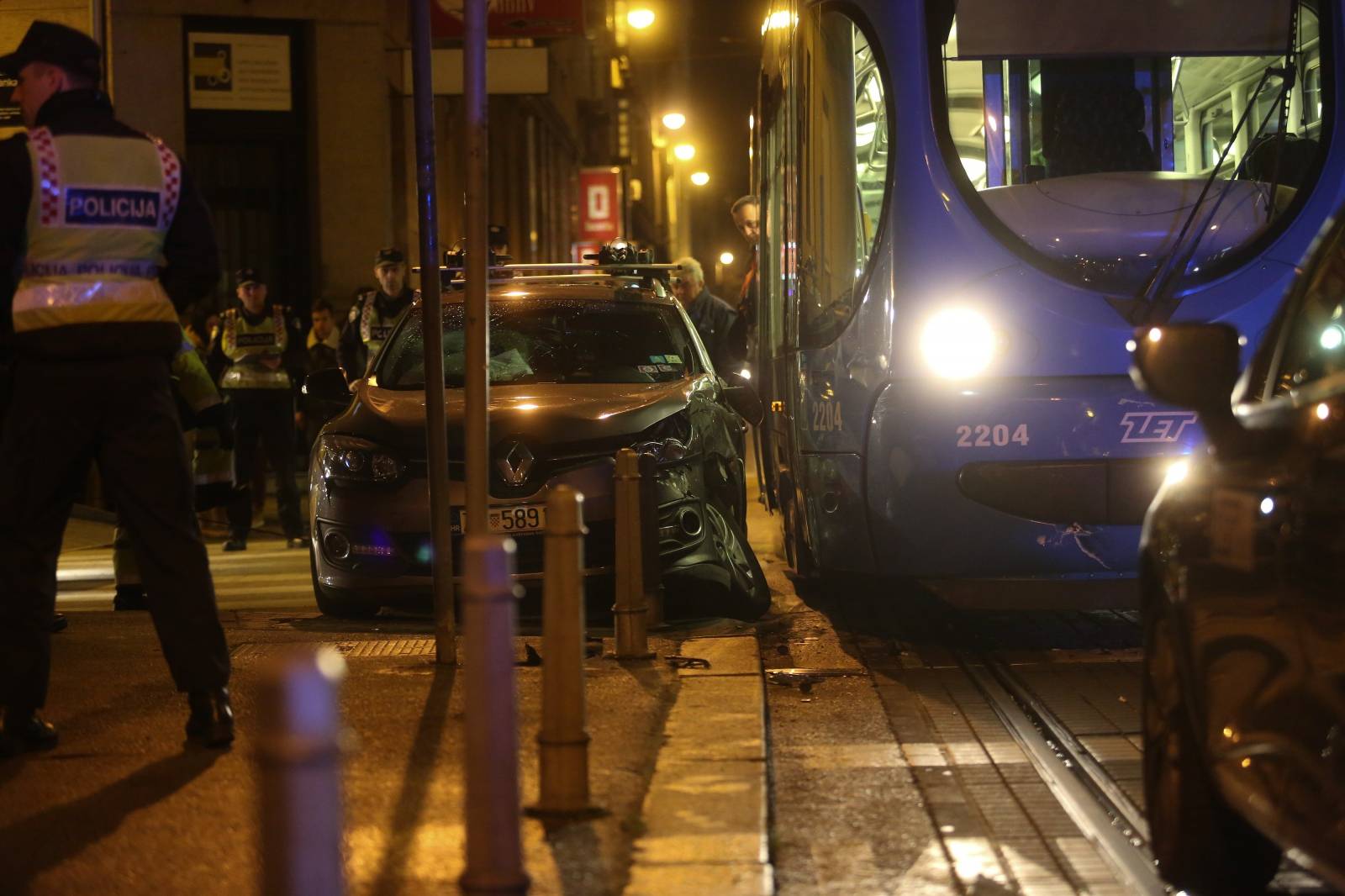 Zagreb: Sudar automobila i tramvaja na raskriÅ¾ju Ilice  iGrahorove ulice