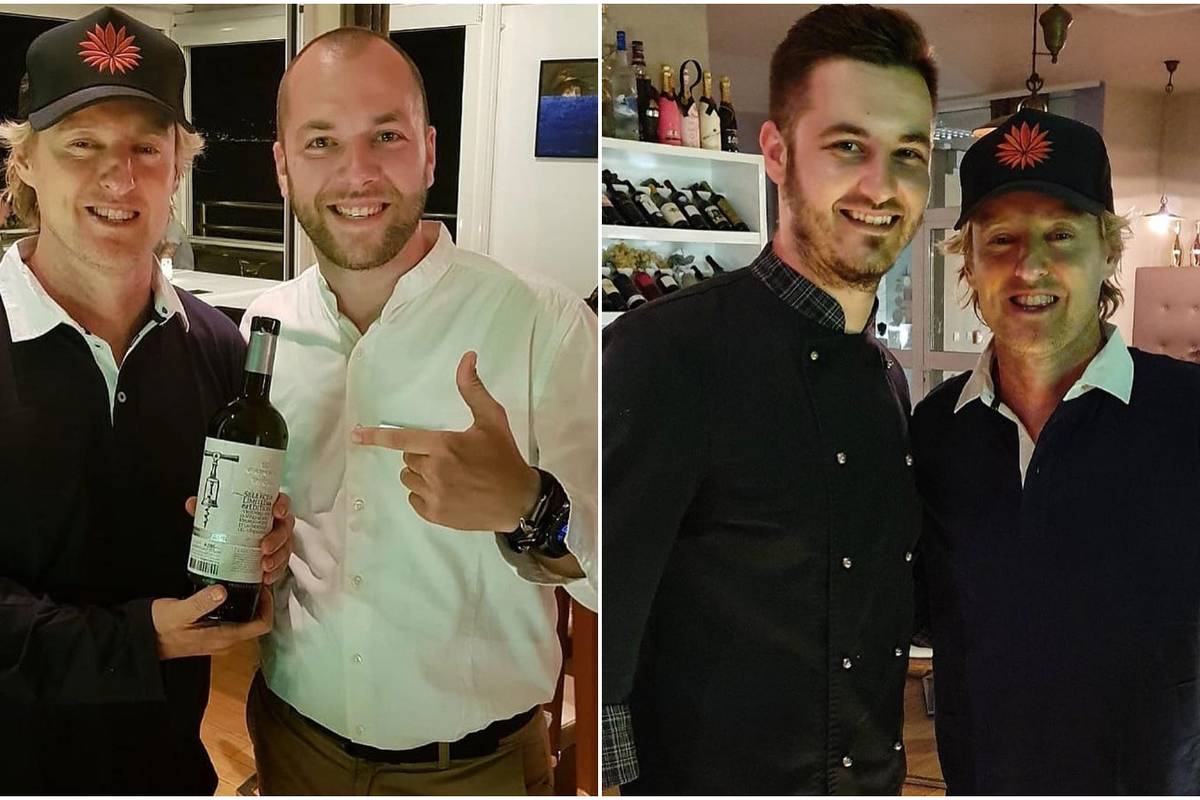 Owen Wilson u Splitu jeo ribu, u Hrvatsku je došao s obitelji