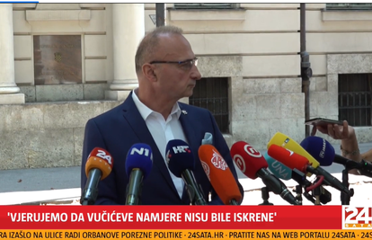 Grlić Radman: 'Dolazak Vučića nije bio iskren, to je politički čin. Ovo je provokacija Srbije!'