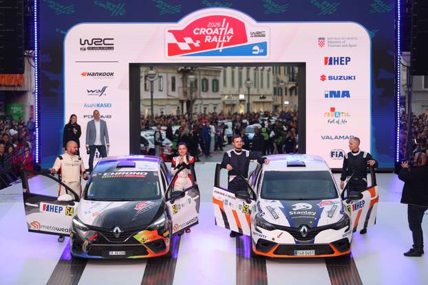 Rijeka: Ceremonijalni start WRC Croatia Rallyja 2026.