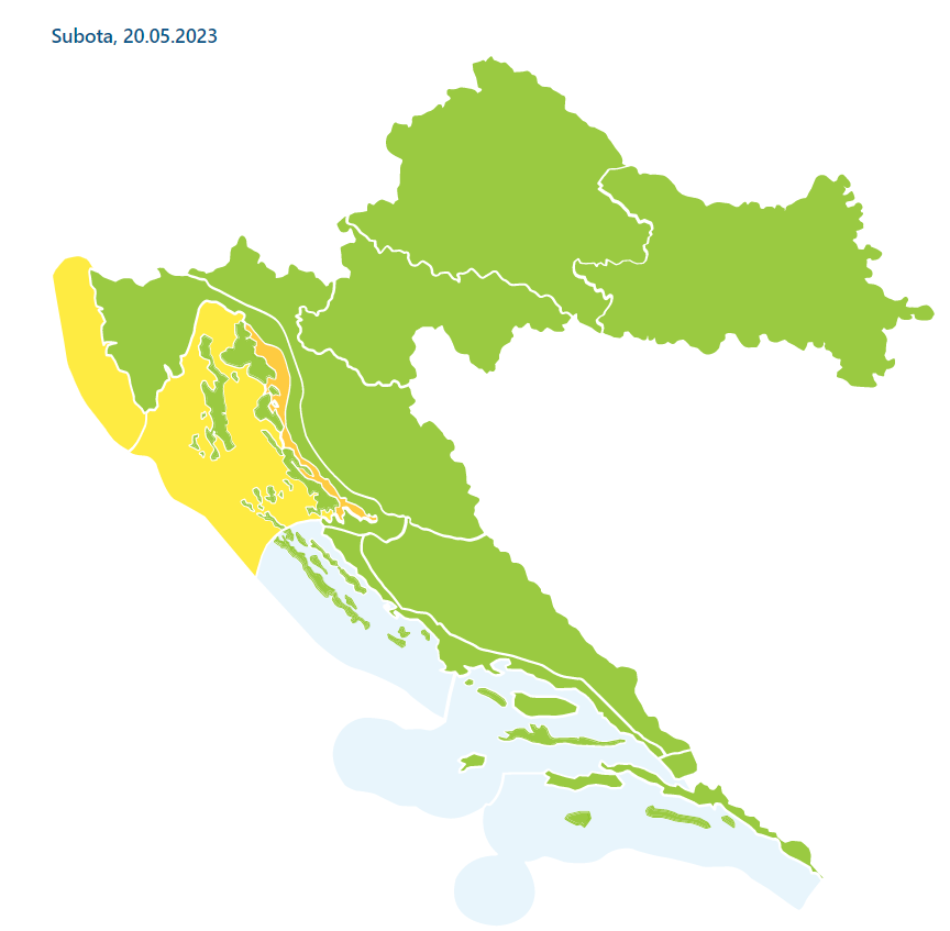 Kiša, kiša i još kiše: U subotu grmljavinsko nevrijeme, a onda se očekuje malo manje oborina