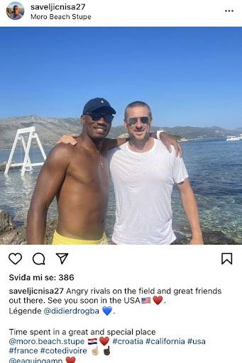 Veliki Didier Drogba trenutno uživa s prijateljima na Korčuli