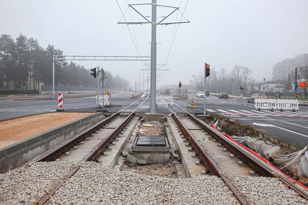 Radovi na Sarajevskoj cesti, proširenje ceste i gradnja nove tramvajske rute