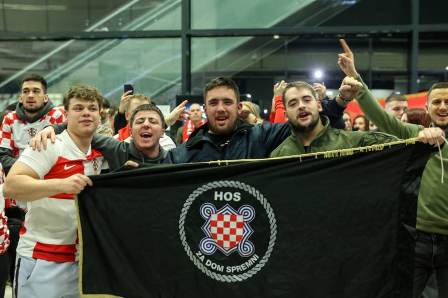 Doček brončanih rukometaša u Zračnoj luci Franjo Tuđman