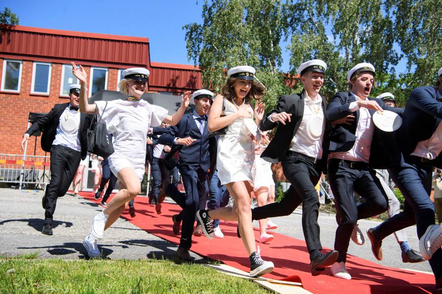 Sweden high school graduation in Stockholm