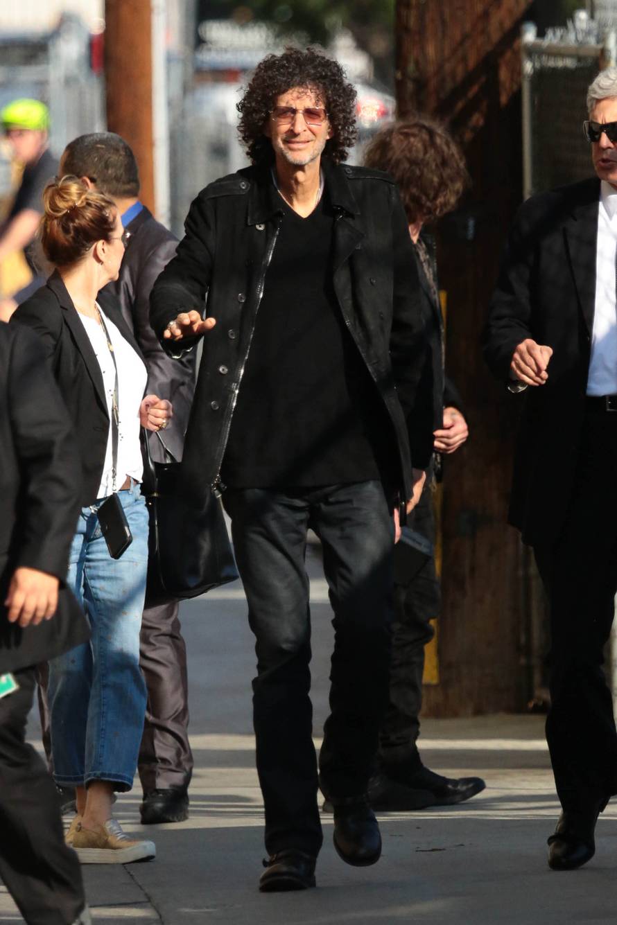 Celebrity sightings at 'Jimmy Kimmel Live!' in Los Angeles, CA