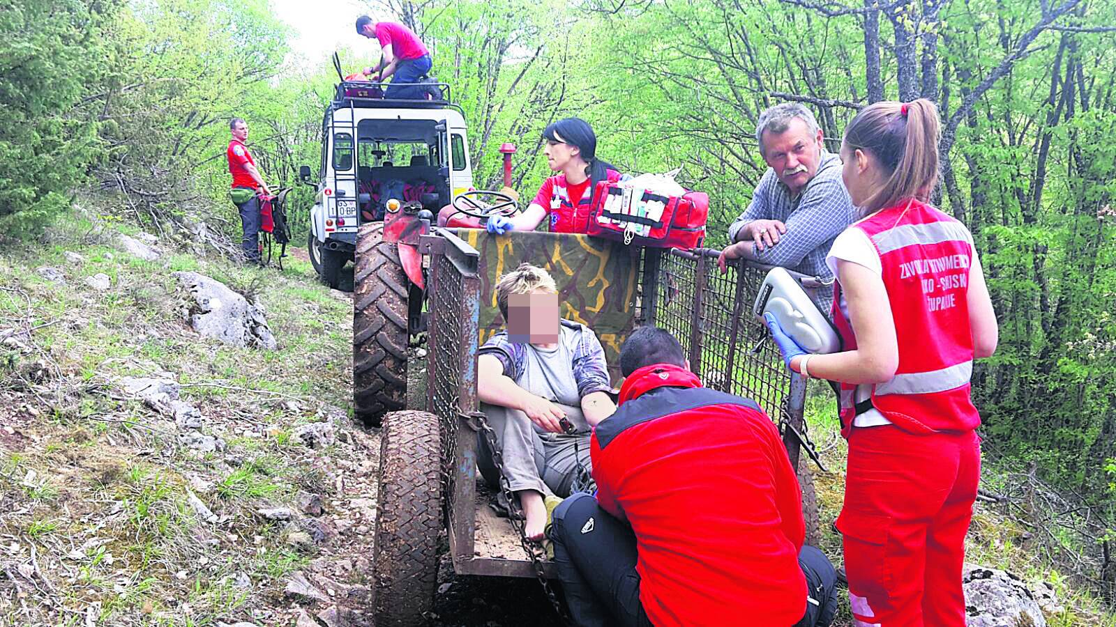 U šumi je spasio HGSS:  Žena rasjekla nogu motornom pilom