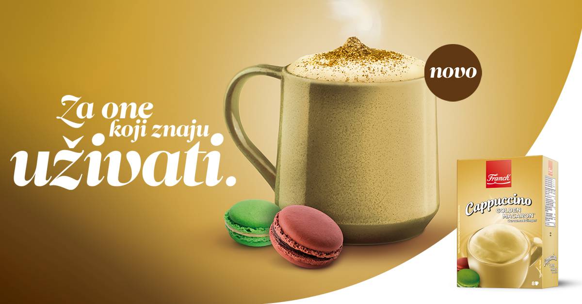 Franck Golden Macaron Cappuccino - za one koji znaju uživati u neočekivanim okusima