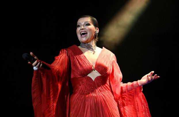 Zagreb: Nina Badrić održala koncert u Lisinskom