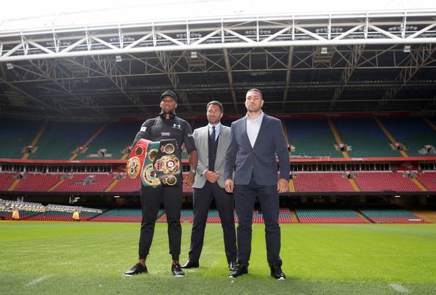 Anthony Joshua and Kubrat Pulev Press Conference - Principality Stadium