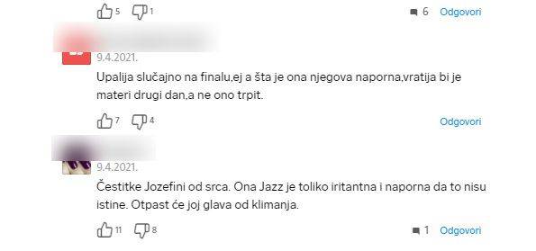 Gledatelji ljuti zbog ponašanja Jasmine u finalu: 'Negledljiva! Kakvo kreveljenje i nekultura'