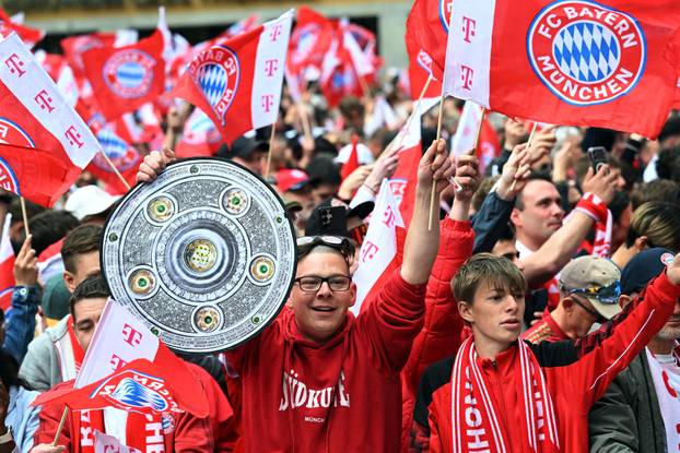 Bundesliga - Bayern Munich celebrates winning the 2026 Bundesliga title