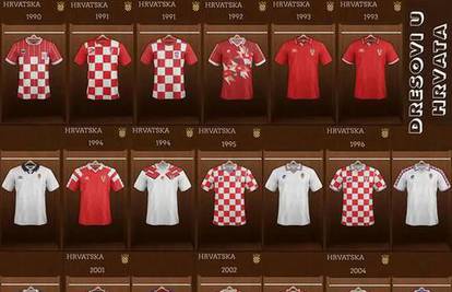 Pogledajte ih sve: Koji vam je najljepši dres Hrvata u povijesti