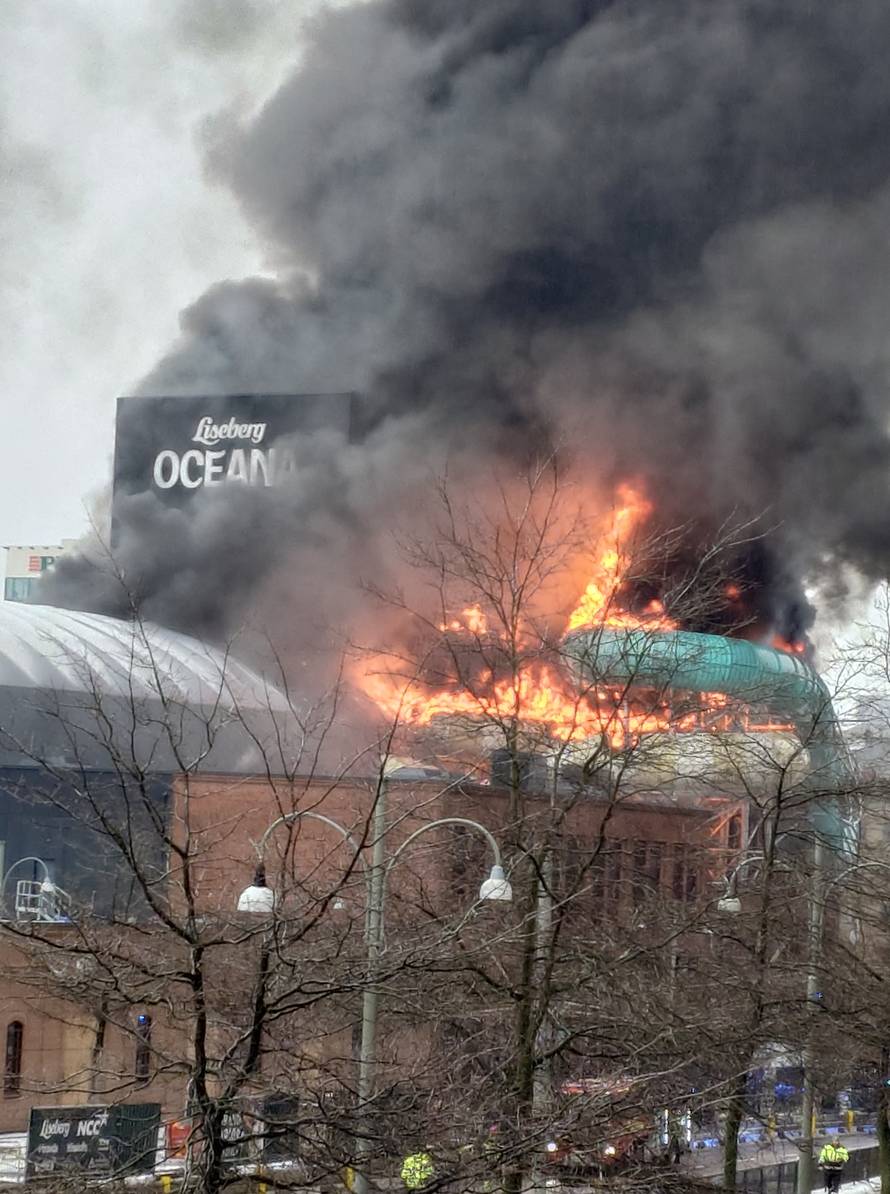 Fire at Liseberg amusement park in Gothenburg