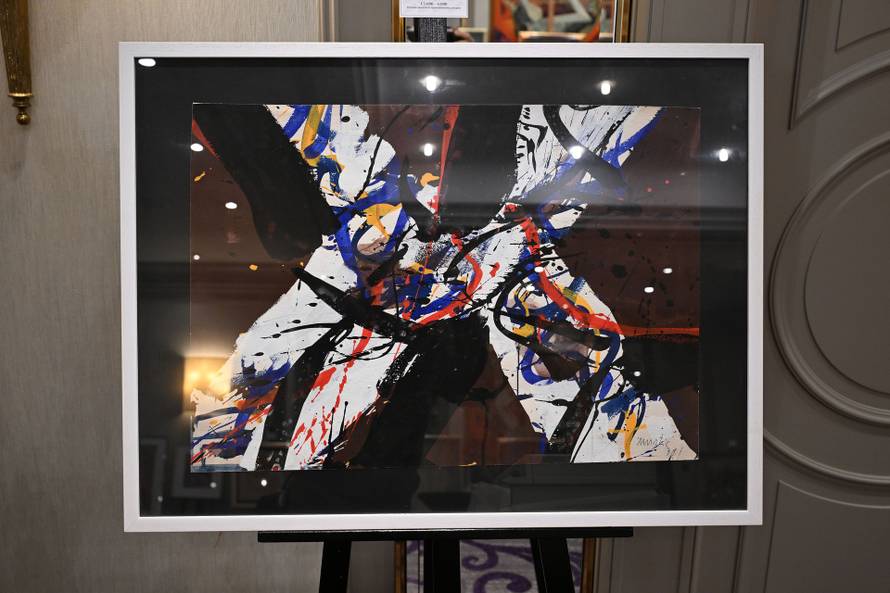 Zagreb: U Hotelu Sheraton izložena su razna umjetnička djela uoči Zimske aukcije aukcijske kuće Artmark Croatia