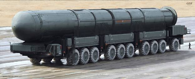 Sarmat intercontinental ballistic missile