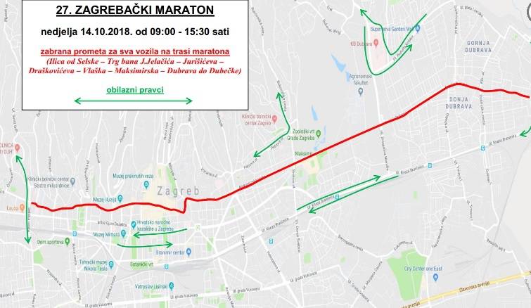 Zagreb je u nedjelju u blokadi! Evo kuda ćete se moći kretati